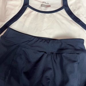 Fila girls tennis top and skirt